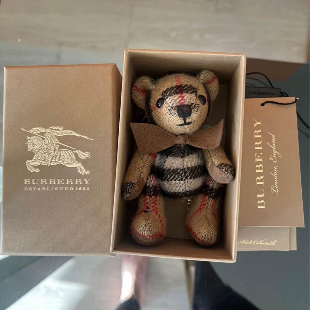 Thomas Burberry Bear Key Chain